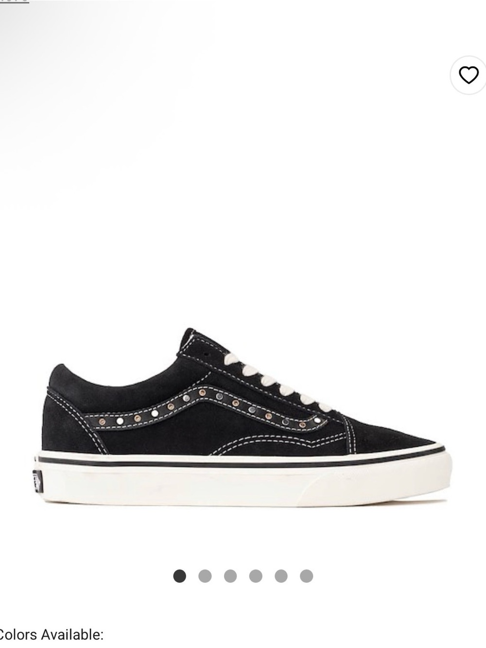 Vans Old Skool Studs Skate Shoe--NWOT